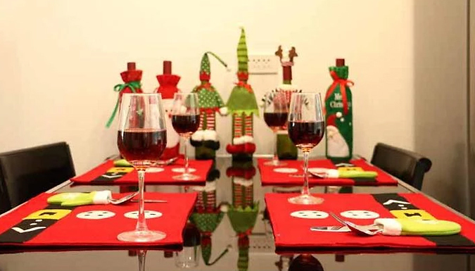 Festive 4-Pack Table Placemats