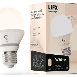 LIFX White Smart LED Light Bulb - E27