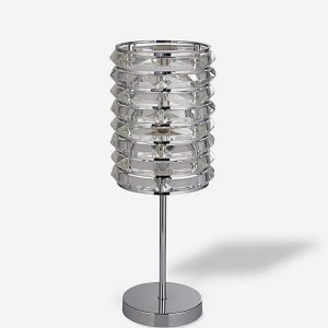 Curved Glass Table Lamp