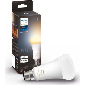 PHILIPS HUE White Ambiance Bluetooth LED Bulb - B22, 1600 Lumens