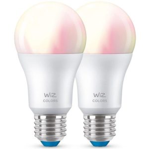 WIZ CONNECTED Colour Smart Candle Light Bulb - E27, Twin Pack