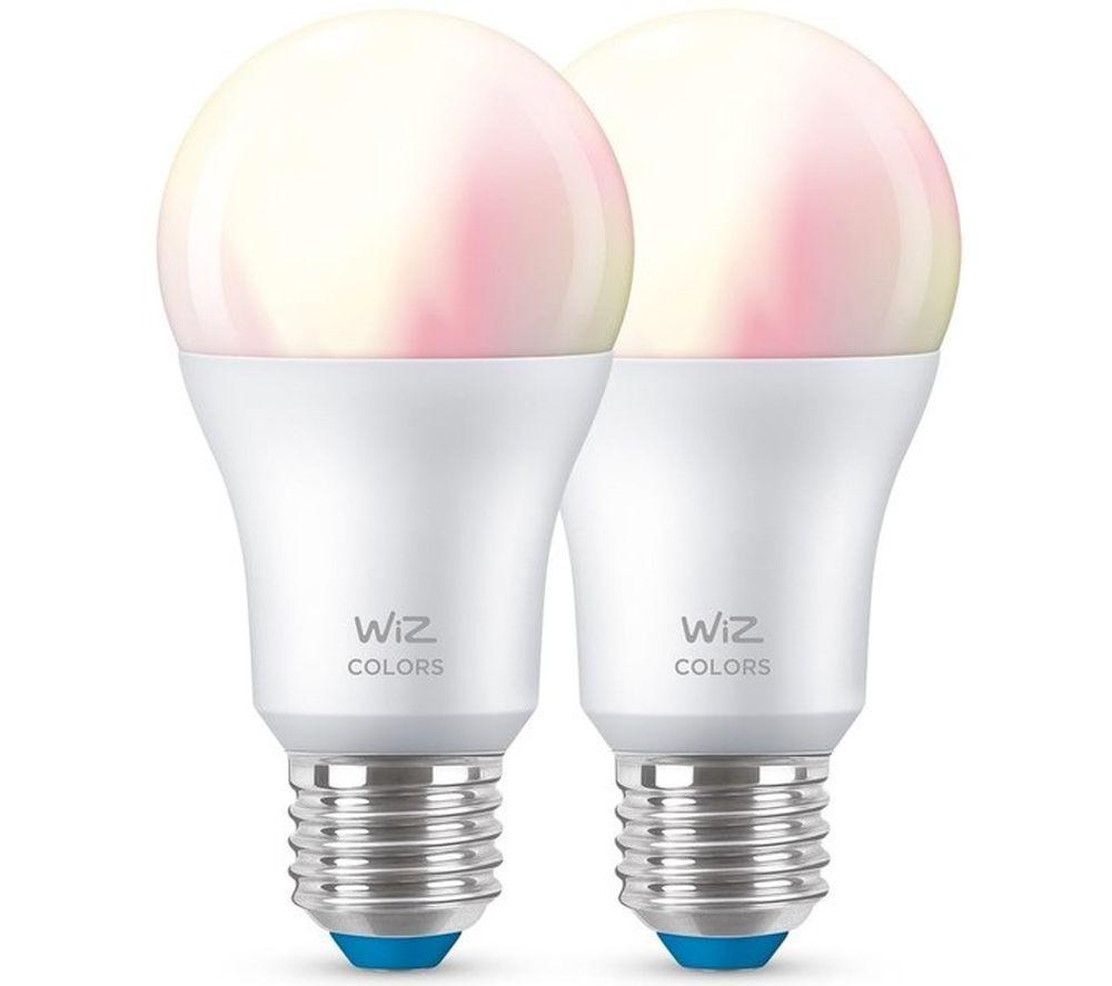 WIZ CONNECTED Colour Smart Candle Light Bulb - E27, Twin Pack