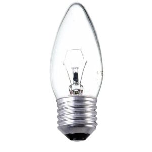25 watt Edison Screw Candle Bulb