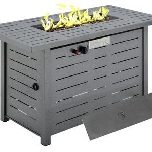 Outsunny Gas Fire Pit Table