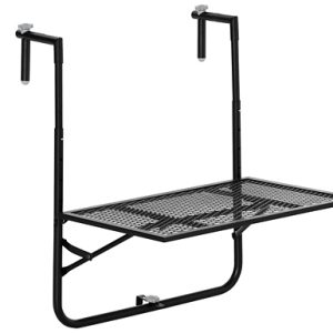 OutSunny Balcony Hanging Folding Table