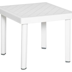 OutSunny Plastic Outdoor Square Table