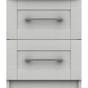 Warwick Assembled 2 Drawer Bedside Table