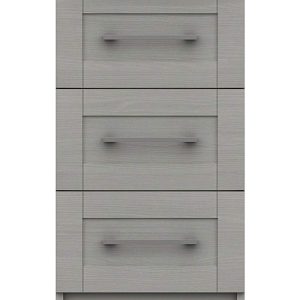 Warwick Assembled 3 Drawer Bedside Table