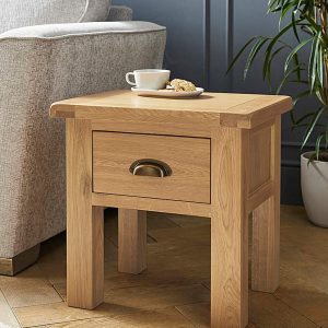 Faversham Assembled Oak Side Table