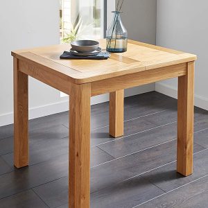 Logan Oak Small Extending Dining Table