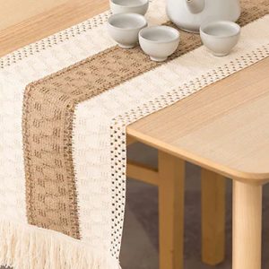 Macrame Table Runners with Tassels - 3 Sizes & 2 Styles